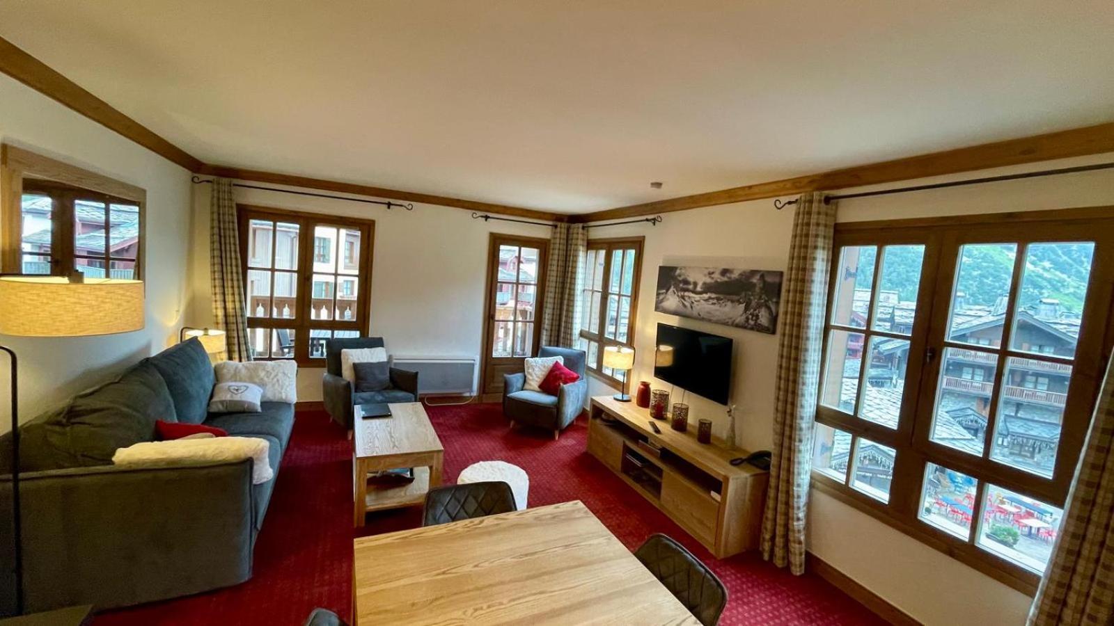 Arc 1950 - Appt 2Ch - 6 Pers - Res 5* Luxe - Piscine, Sauna, Hamman, Jacuzzi - Classe 5 Cristaux Paradiski Les Arcs  ภายนอก รูปภาพ